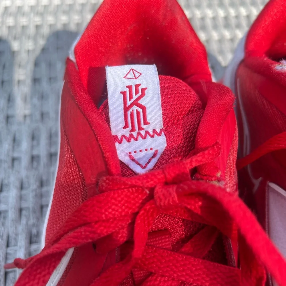 Nike Kyrie Low 5 University Red TB White Basketball Shoes Men 10